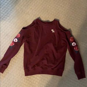 Kids Hollister peep shoulder sweatshirt